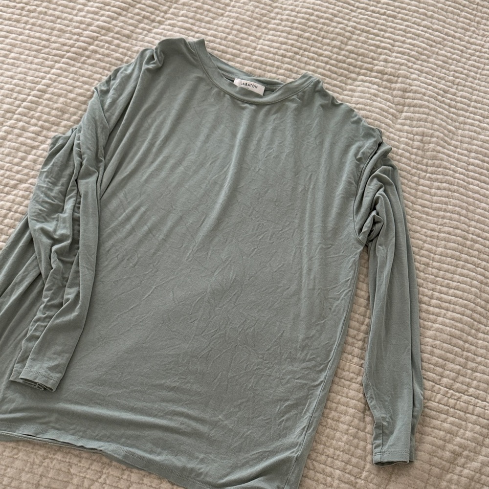 Babaton Dusty Green Long Sleeve Top